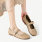 Khaki Mary Jane ballet flats - N°38