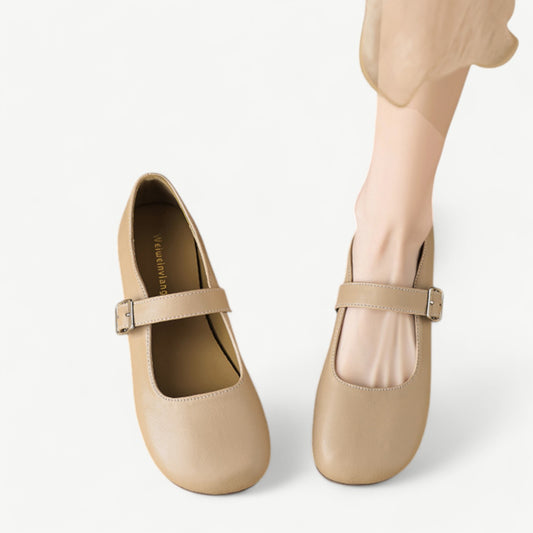 Khaki Mary Jane ballet flats - N°38