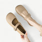 Khaki Mary Jane ballet flats - N°38