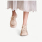 Mary jane creamy white with chunky platform and rhinestones - N°82