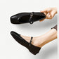 Simple black Mary Jane ballet flats with a small strap - N°44