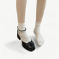 Mary jane black platform with high heel and pearls - N°51