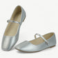 Silver Mary Jane ballet flats - classic style - N°76