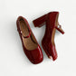 Red platform mary jane high heels - N°21