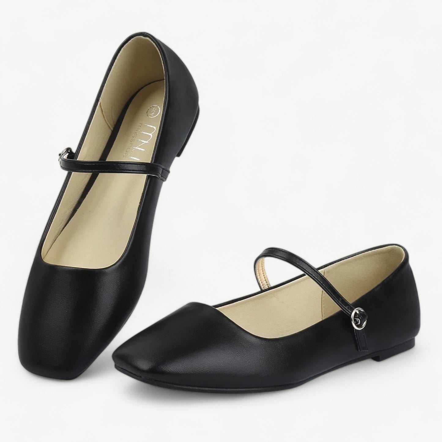 Black Mary Jane ballet flats - classic style - N°43