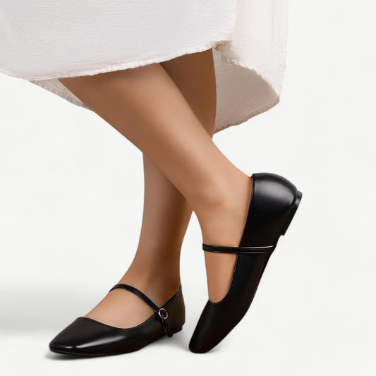 Black Mary Jane ballet flats - classic style - N°43