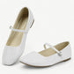 White  Mary Jane ballet flats - classic style - N°91