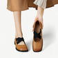 Mary Jane flats in brown leather - N°2