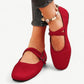 Bright red Mary Jane flats - N°27